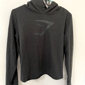 Gymshark cropped split back hoodie